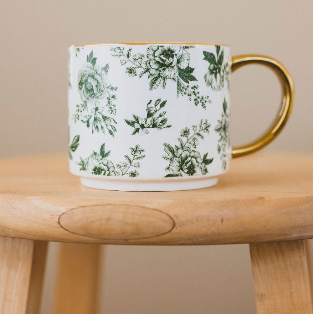 Handcrafted Floral Mug