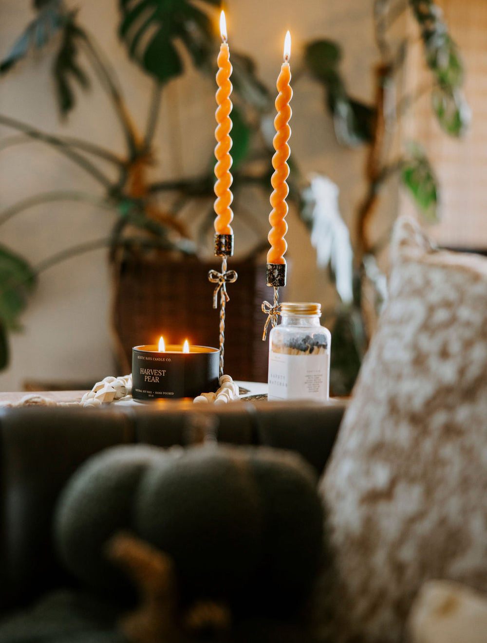 Matte Black Soy Wax Candles