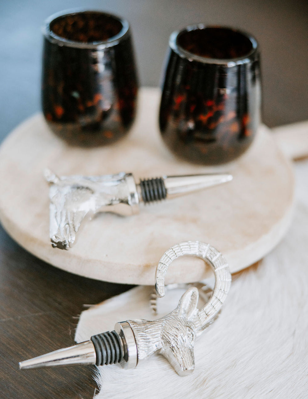 Big Horned Ram Bottle Stopper