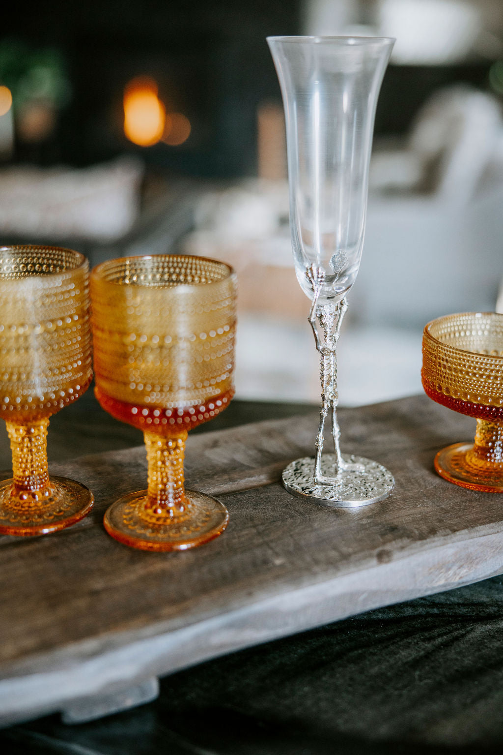 Skeleton Stemmed Champagne Flute