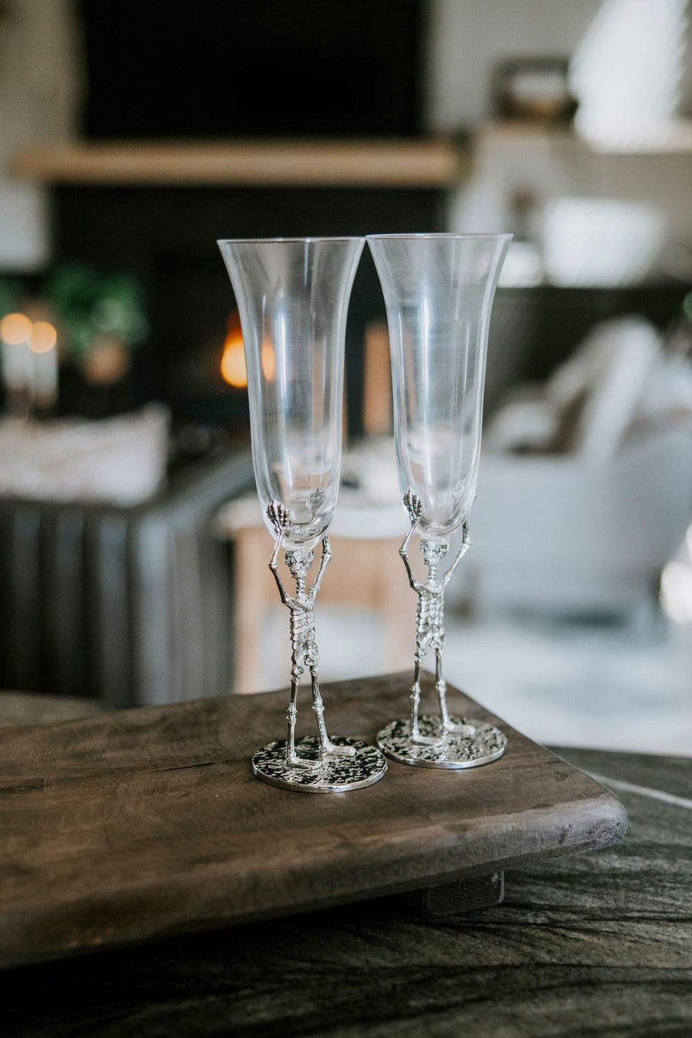 Skeleton Stemmed Champagne Flute