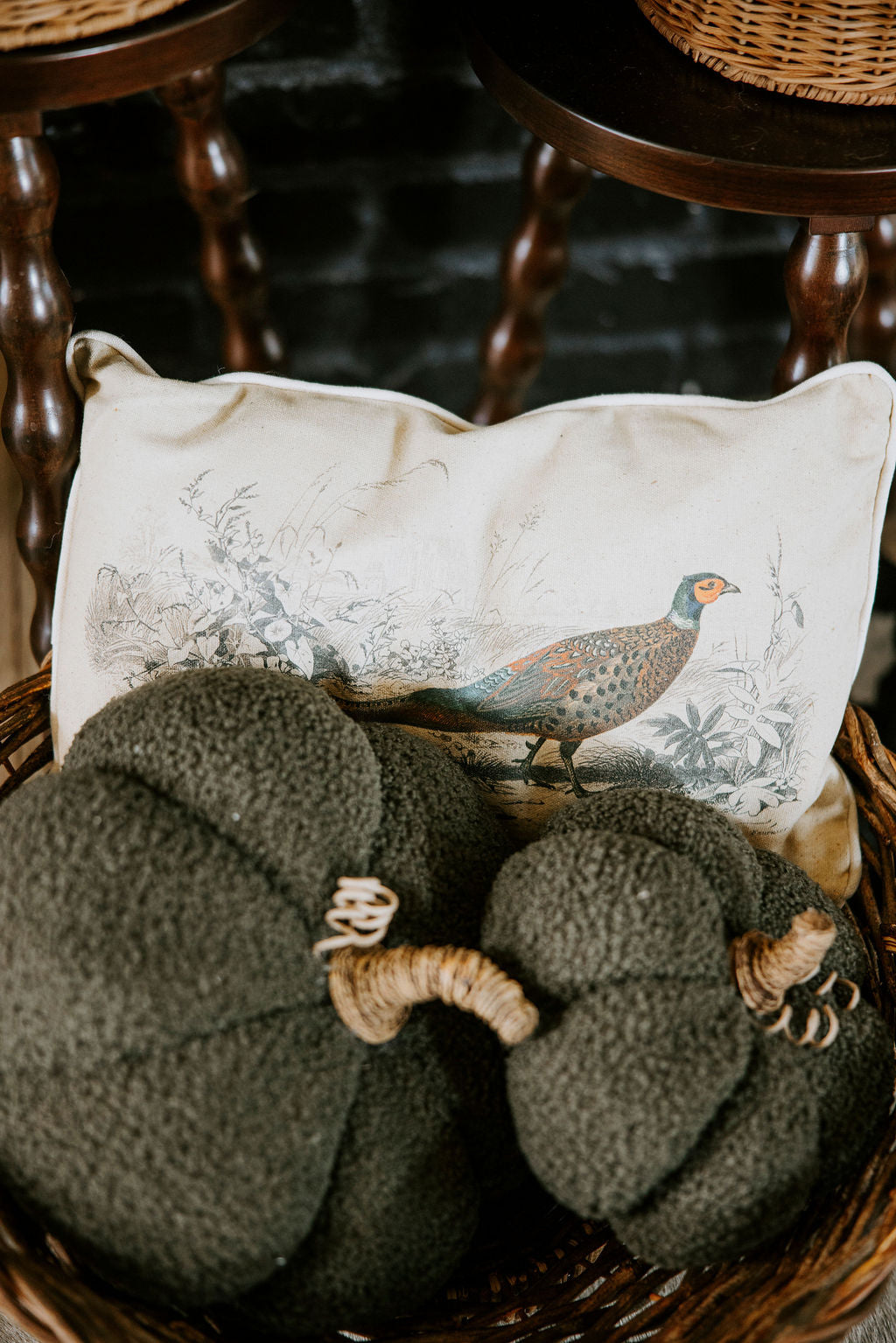 Pheasant Lumbar Pillow