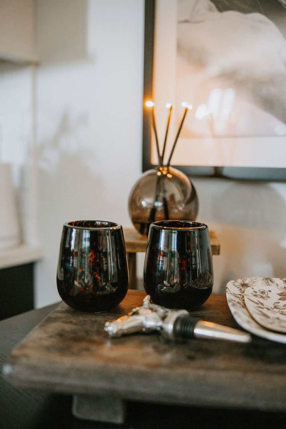 Stemless Tortoise Wine Glass