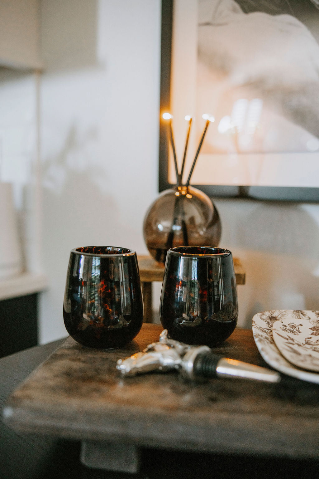 Stemless Tortoise Wine Glass