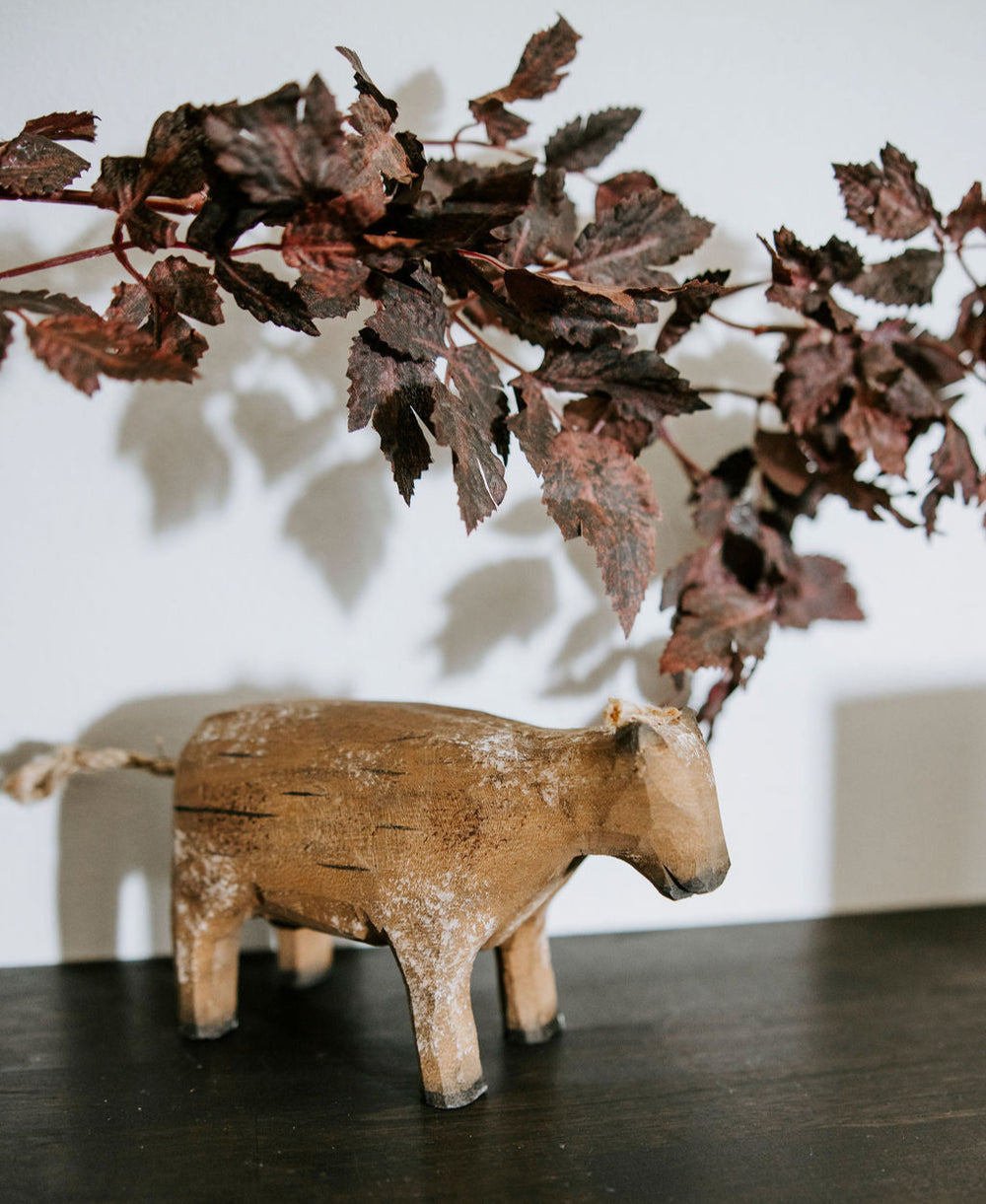 Wood + Jute Figurine - 2 Styles