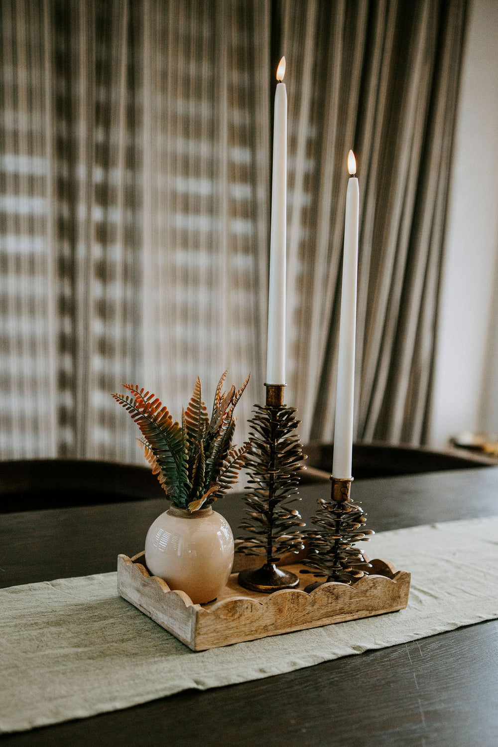 Stonewashed Linen Table Runner