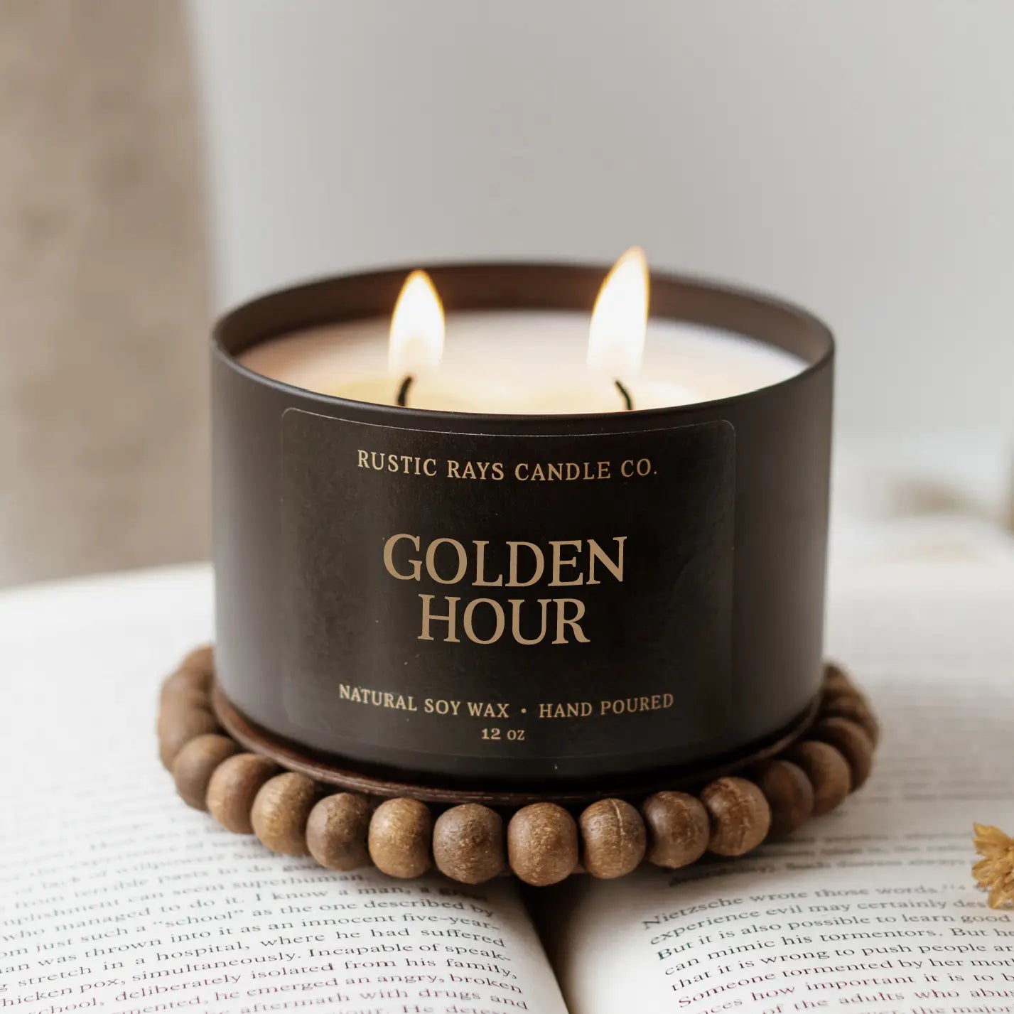 Matte Black Soy Wax Candles