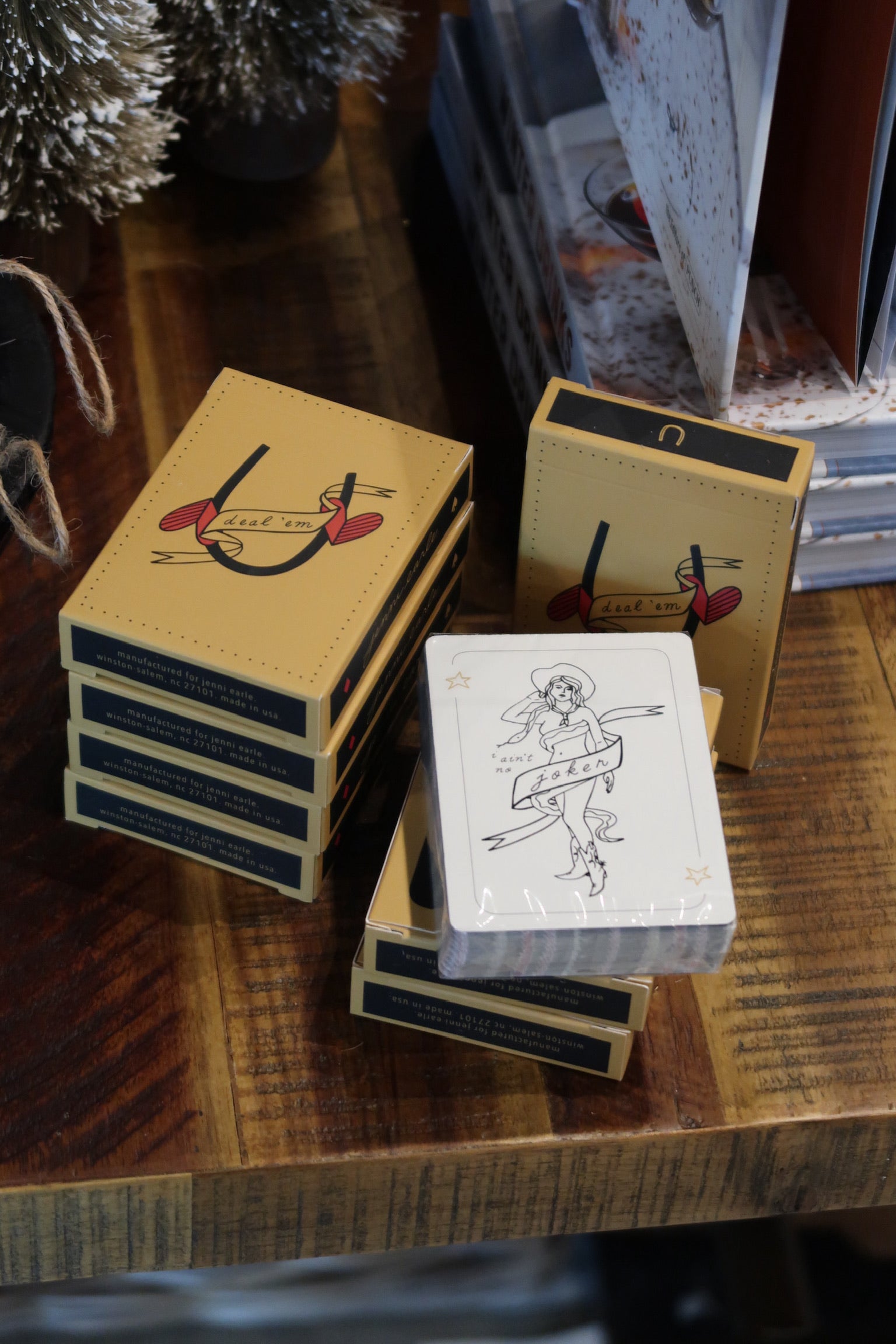 Hand-drawn Western Playing Cards