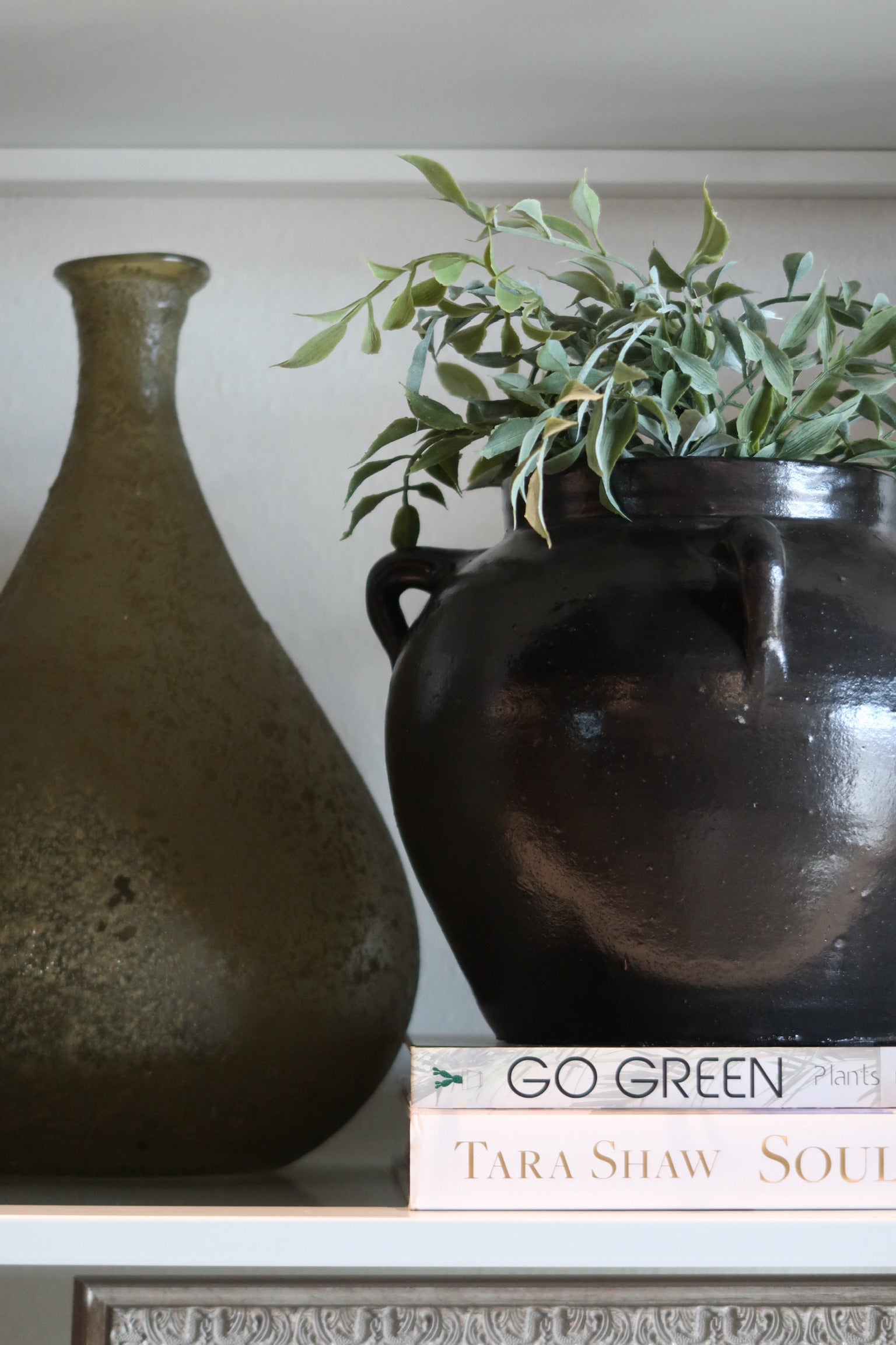 Artificial Soft Green Tea Leaf Bush - 16"