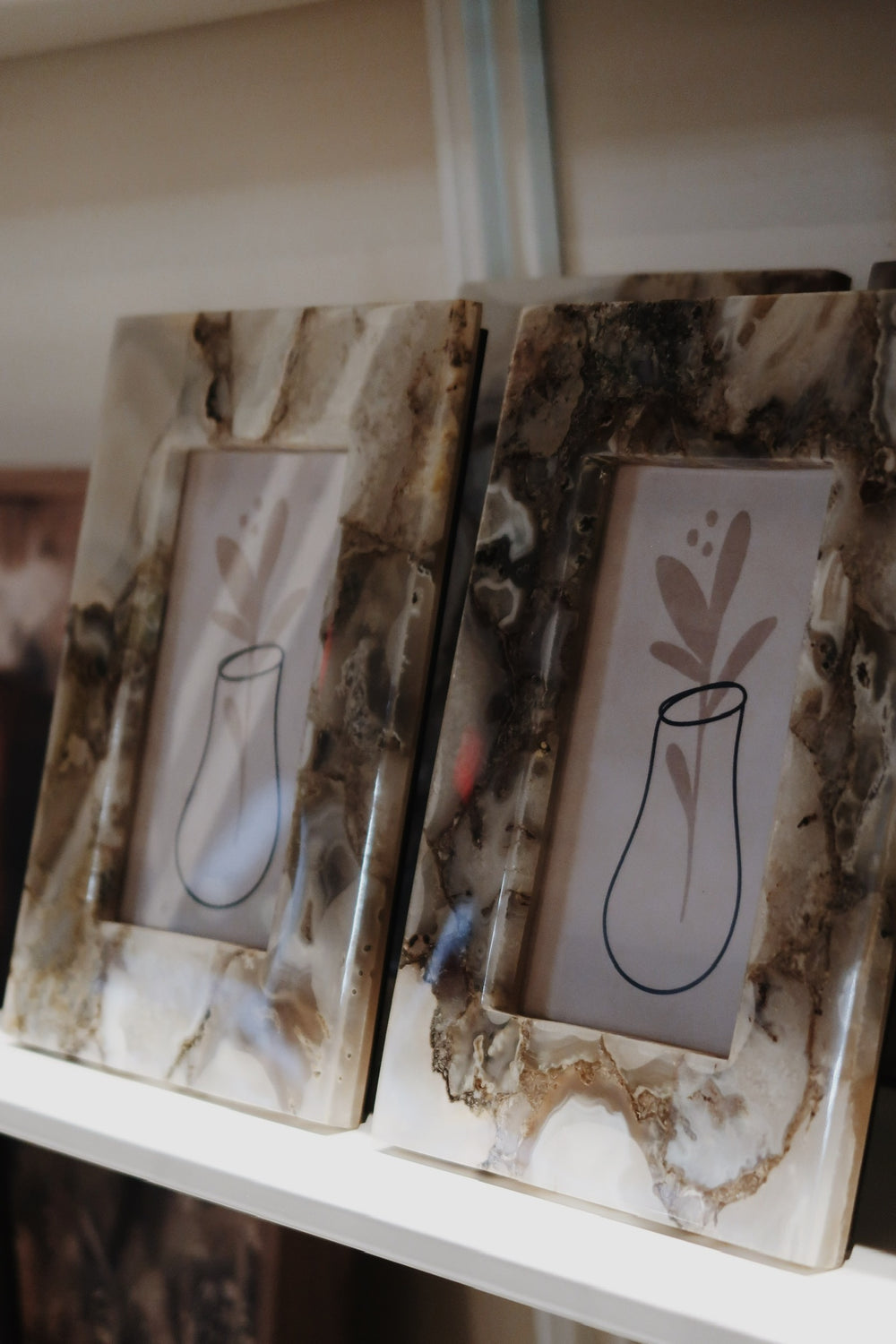 Agate Stone Photo Frame