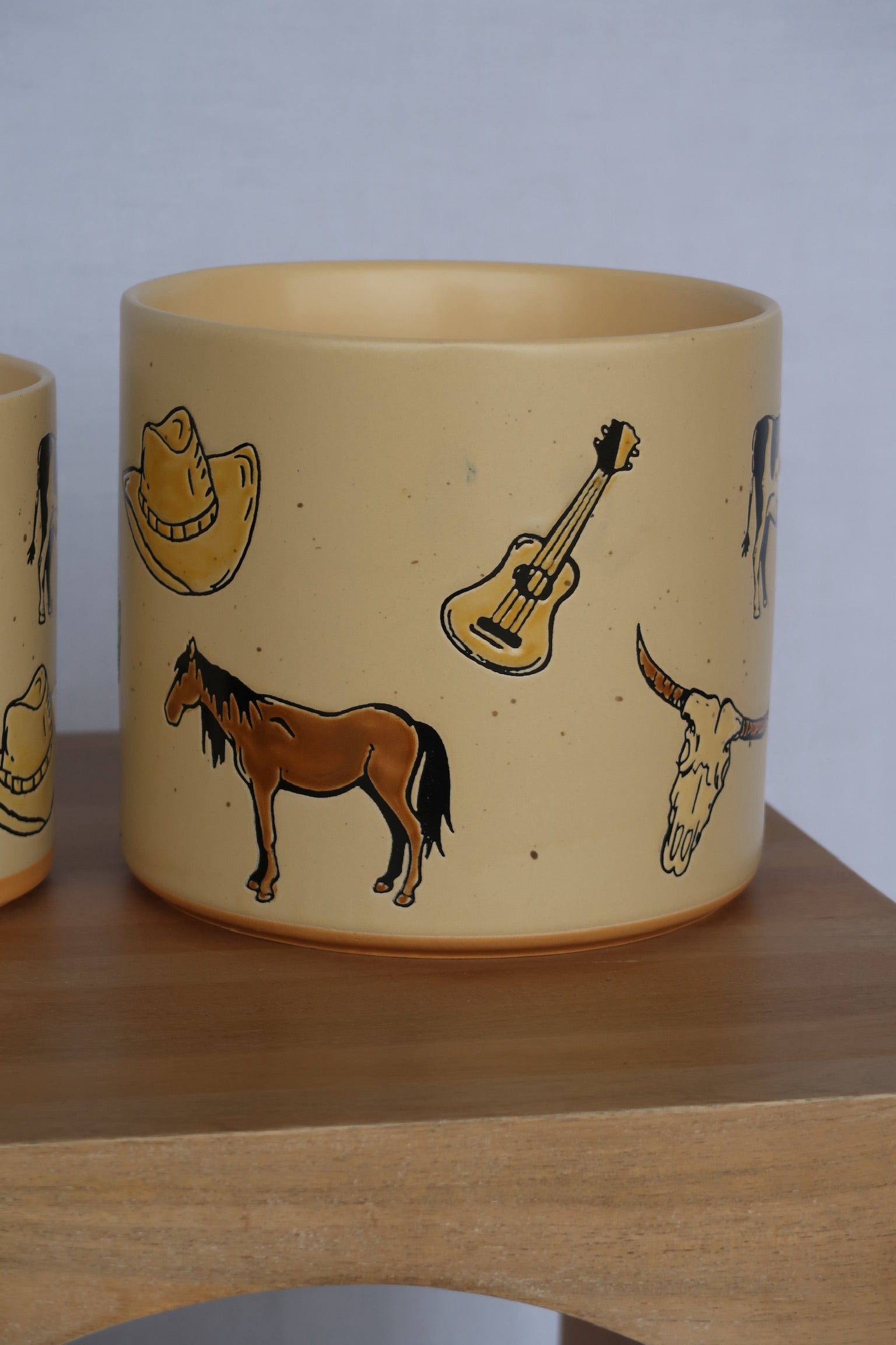 Saddle Up Ceramic Planter - 2 Sizes