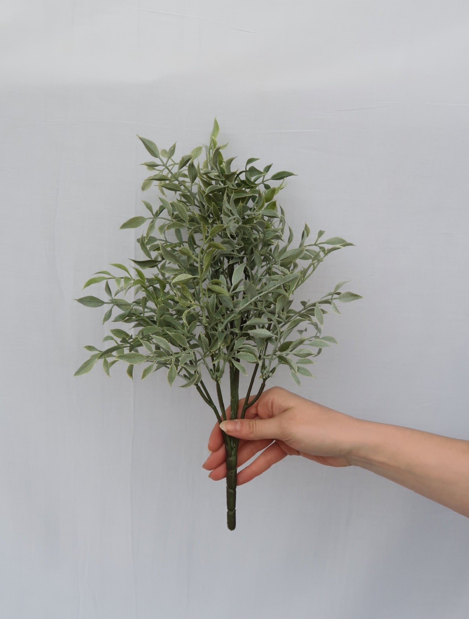 Artificial Soft Green Tea Leaf Bush - 16"