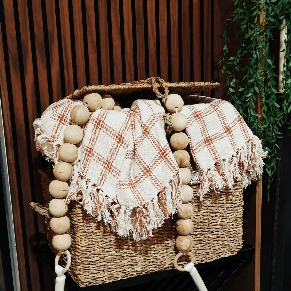 Oversized Wooden Bead Garland