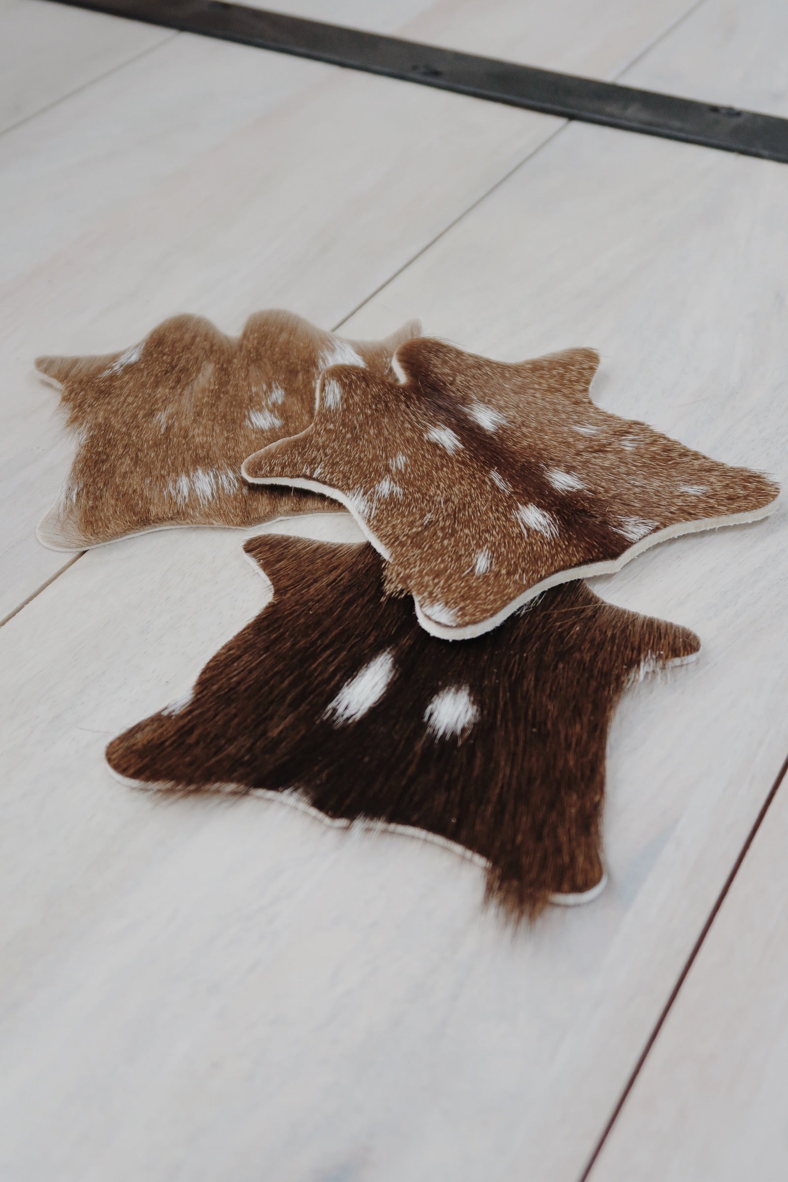 Mini Cowhide Rug Coasters