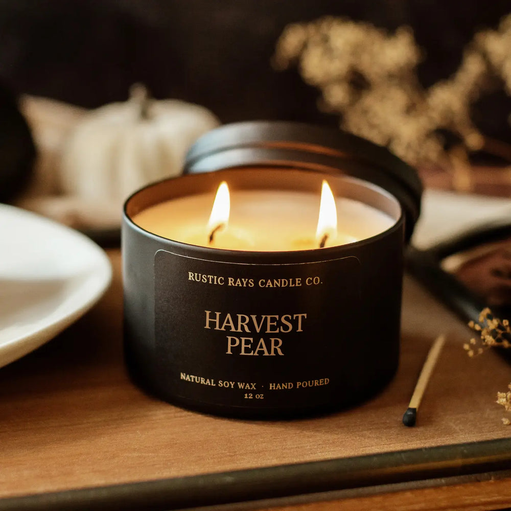 Matte Black Soy Wax Candles