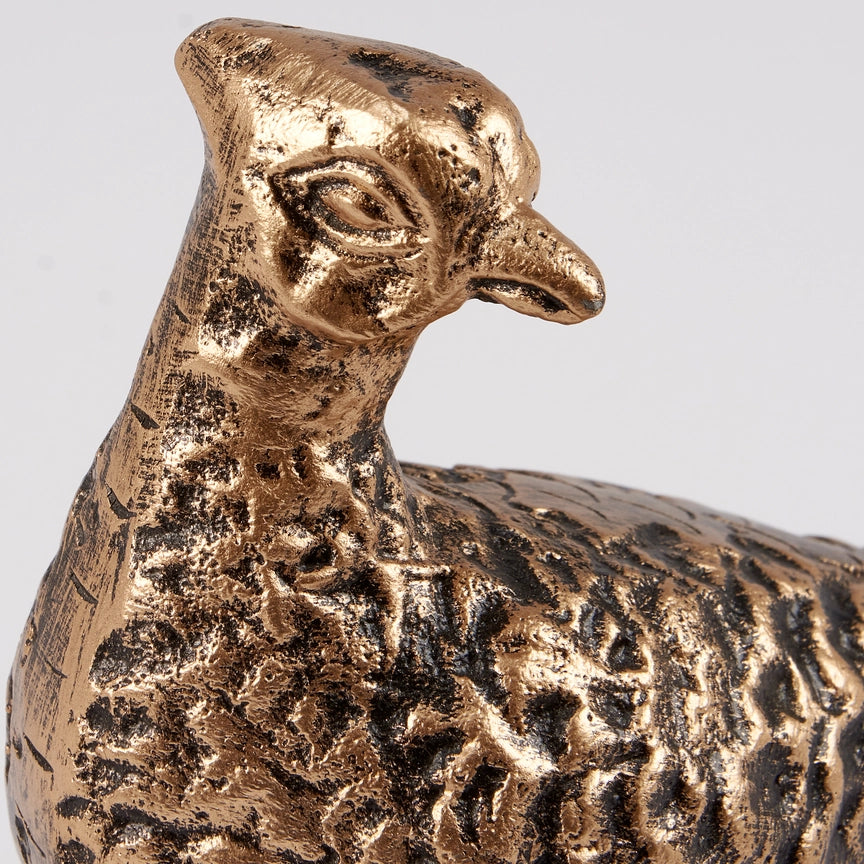 Bronze Pheasant Figurine