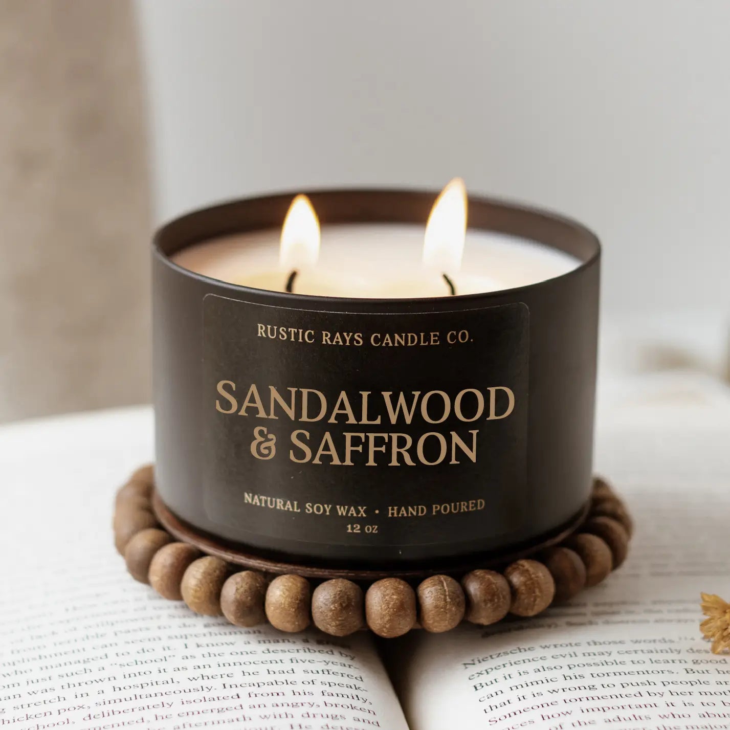Matte Black Soy Wax Candles