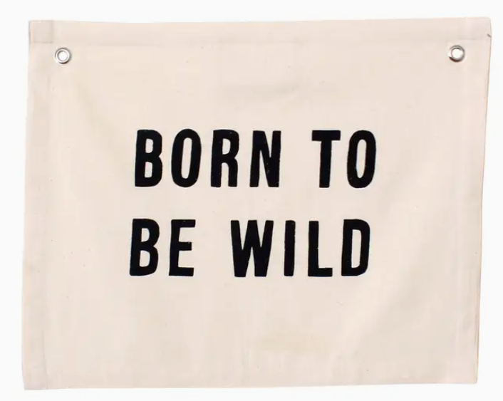 Handmade Printed Canvas Banner