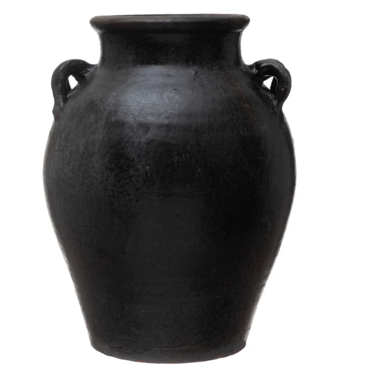 Found Distressed Clay Jar - 2 Sizes