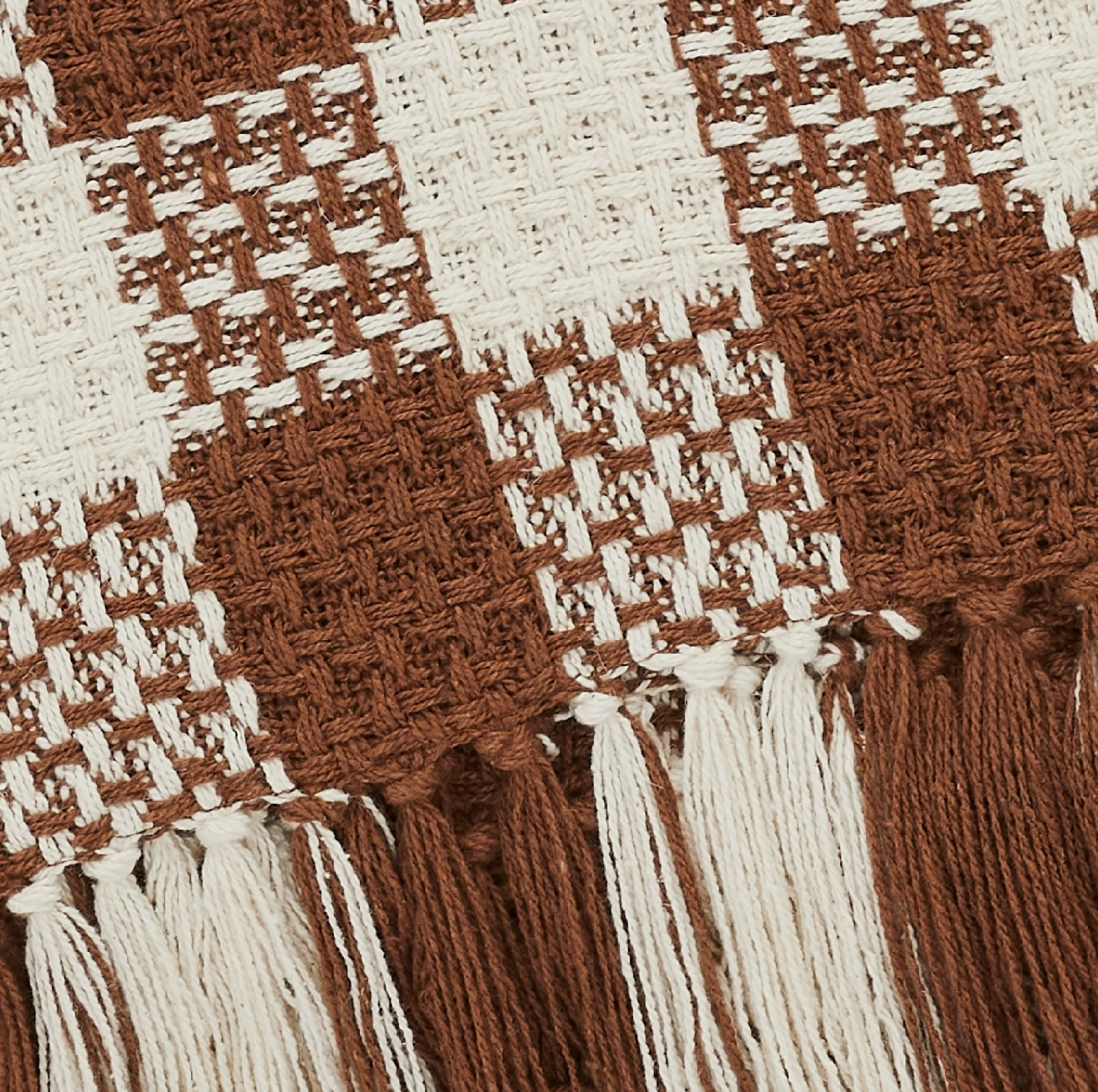 Heritage Amber Check Throw Blanket