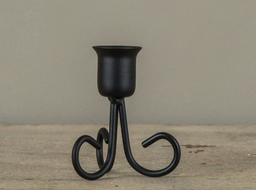 Mini Metal Taper Candle Holder
