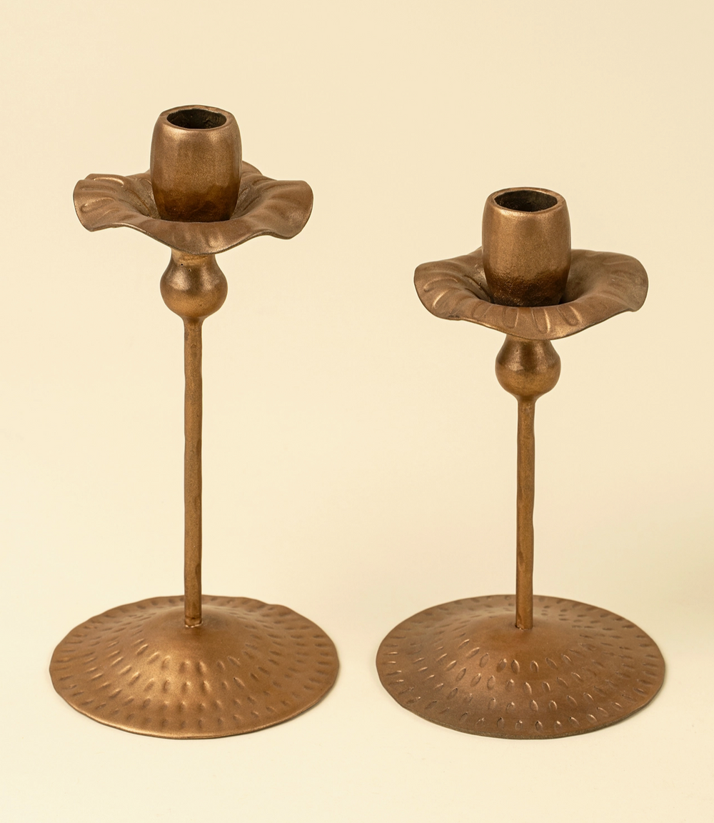 Tulip Taper Candle Holder- 2 Sizes