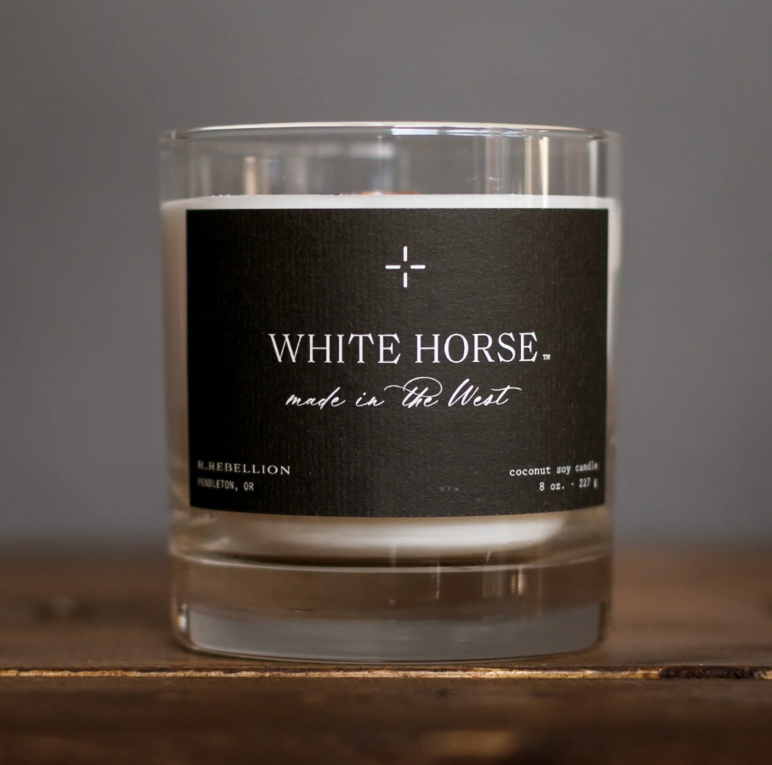 Handcrafted Western Inspired Coconut Soy Candle