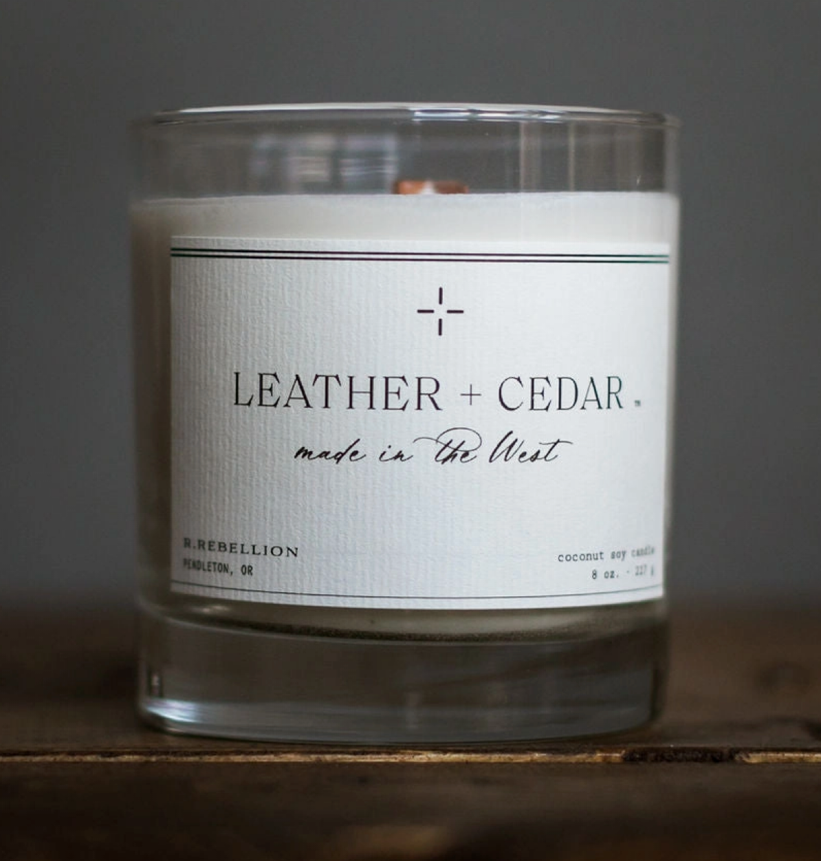 Handcrafted Western Inspired Coconut Soy Candle