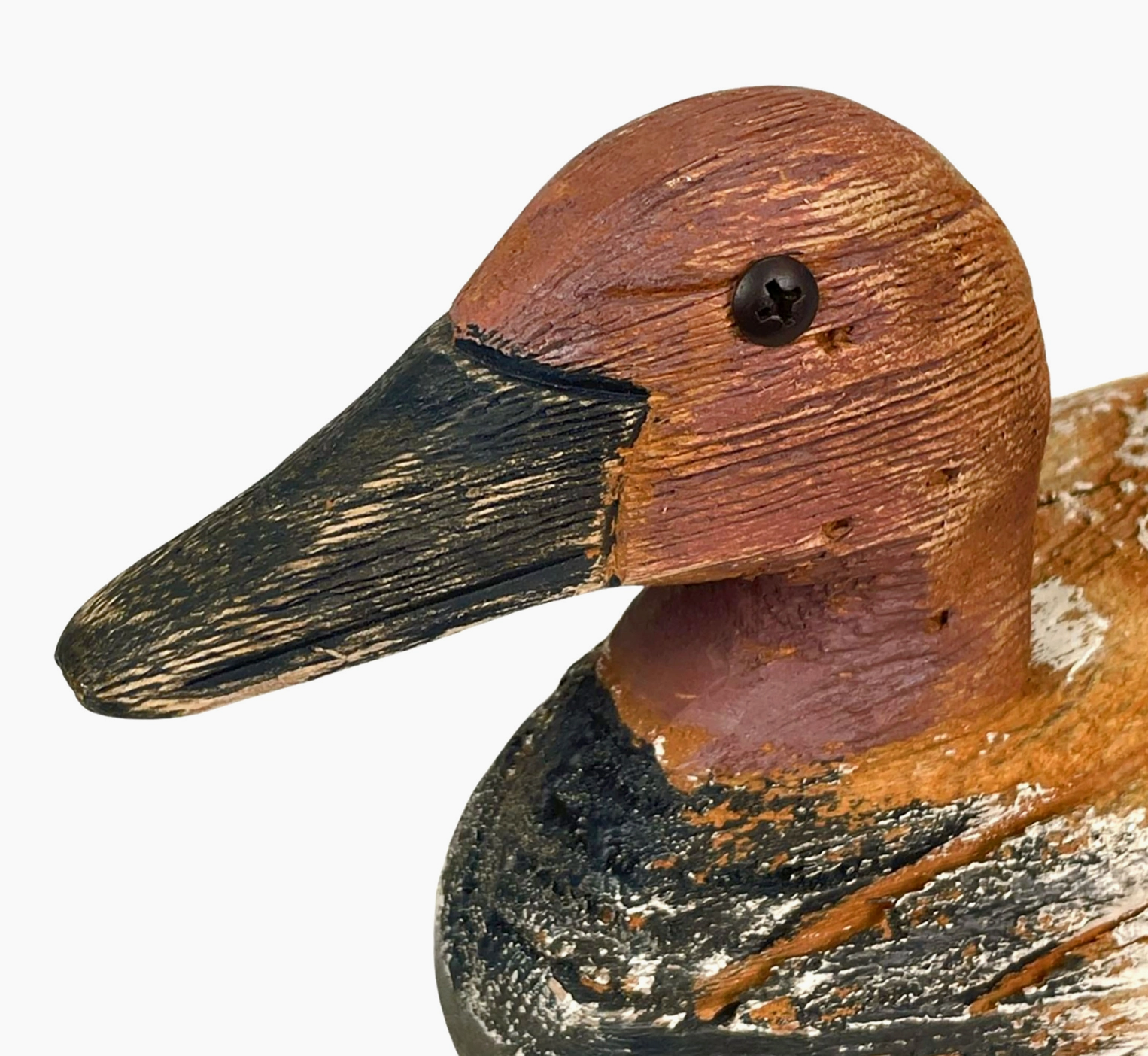 Hand Carved Rustic Duck