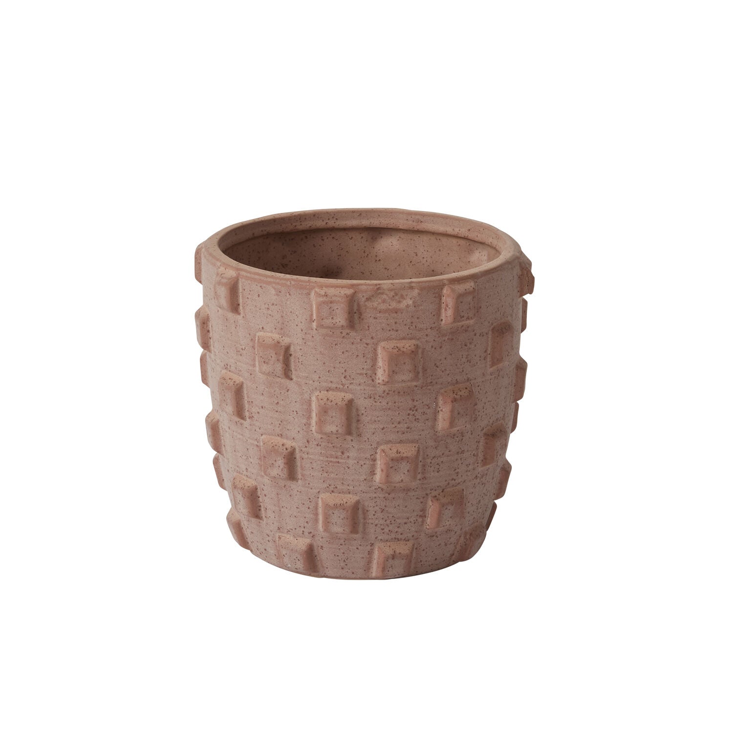 Abstract Checkered Patterned Pot
