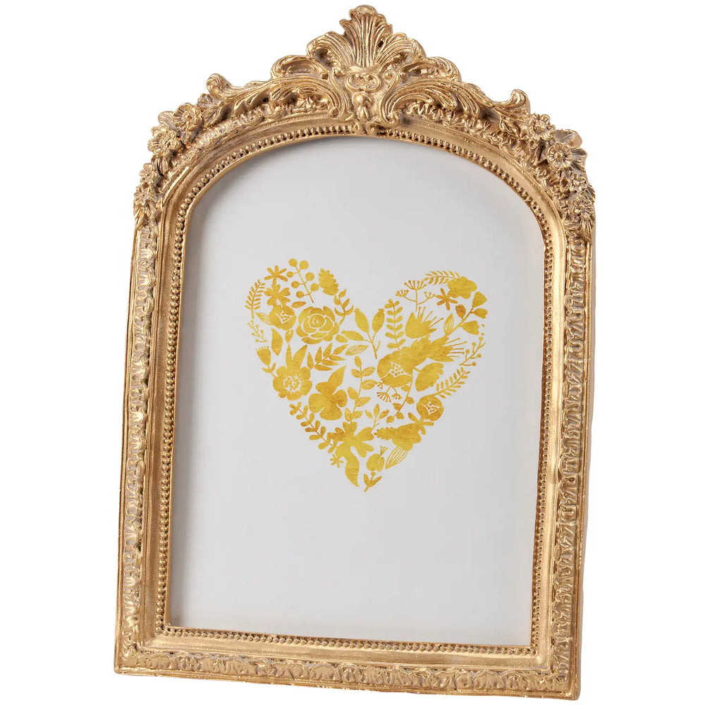 Gold Arched Photo Frame