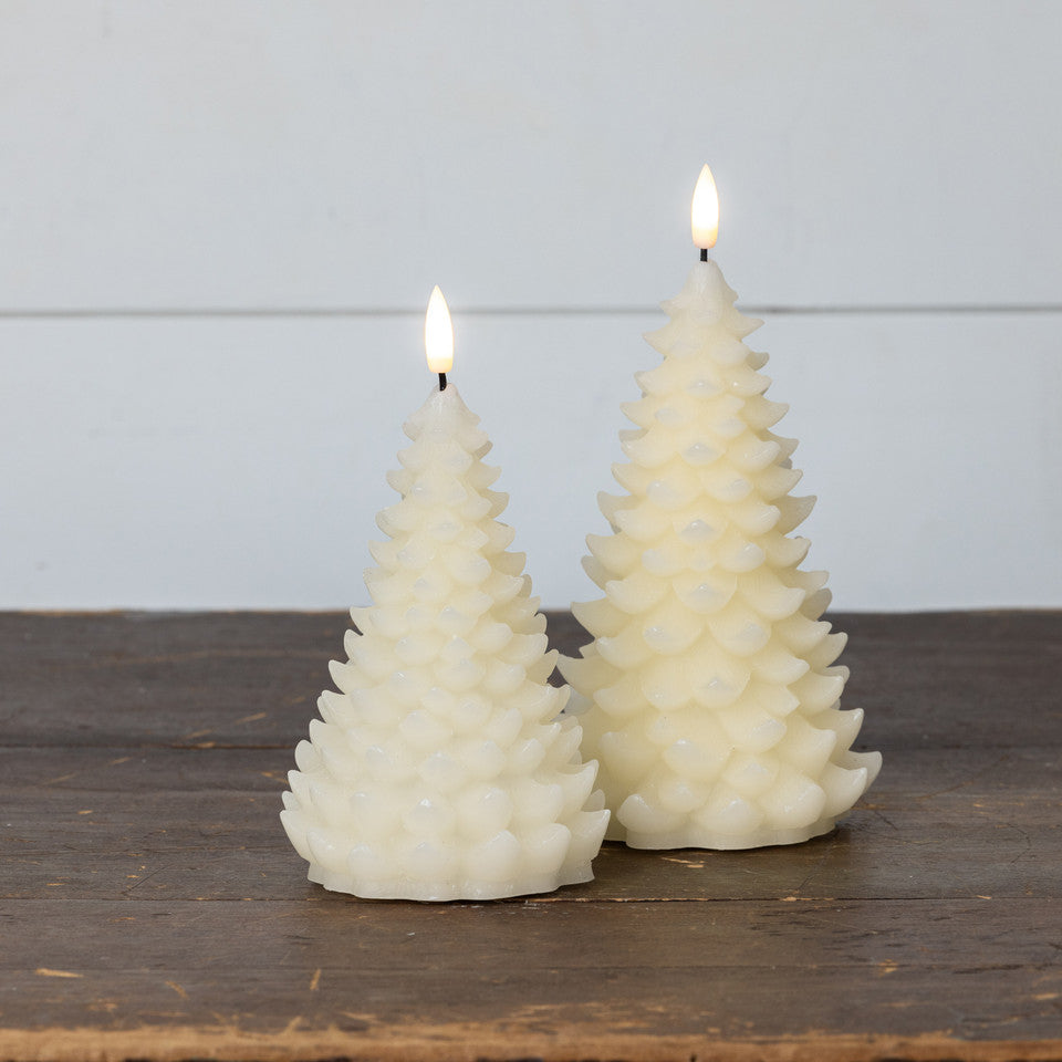3D Flame Balsam Tree Candle - 2 Sizes