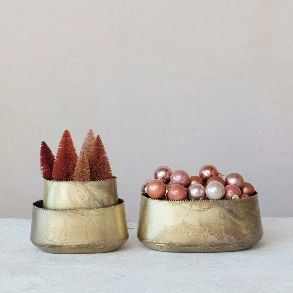 Beaded Edge Decorative Bowl - 3 Sizes