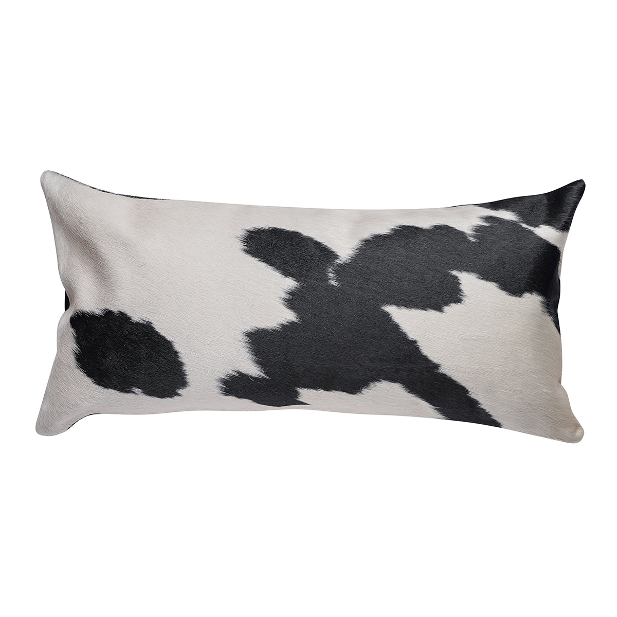 Natural Cowhide Lumbar Pillows - 12x24