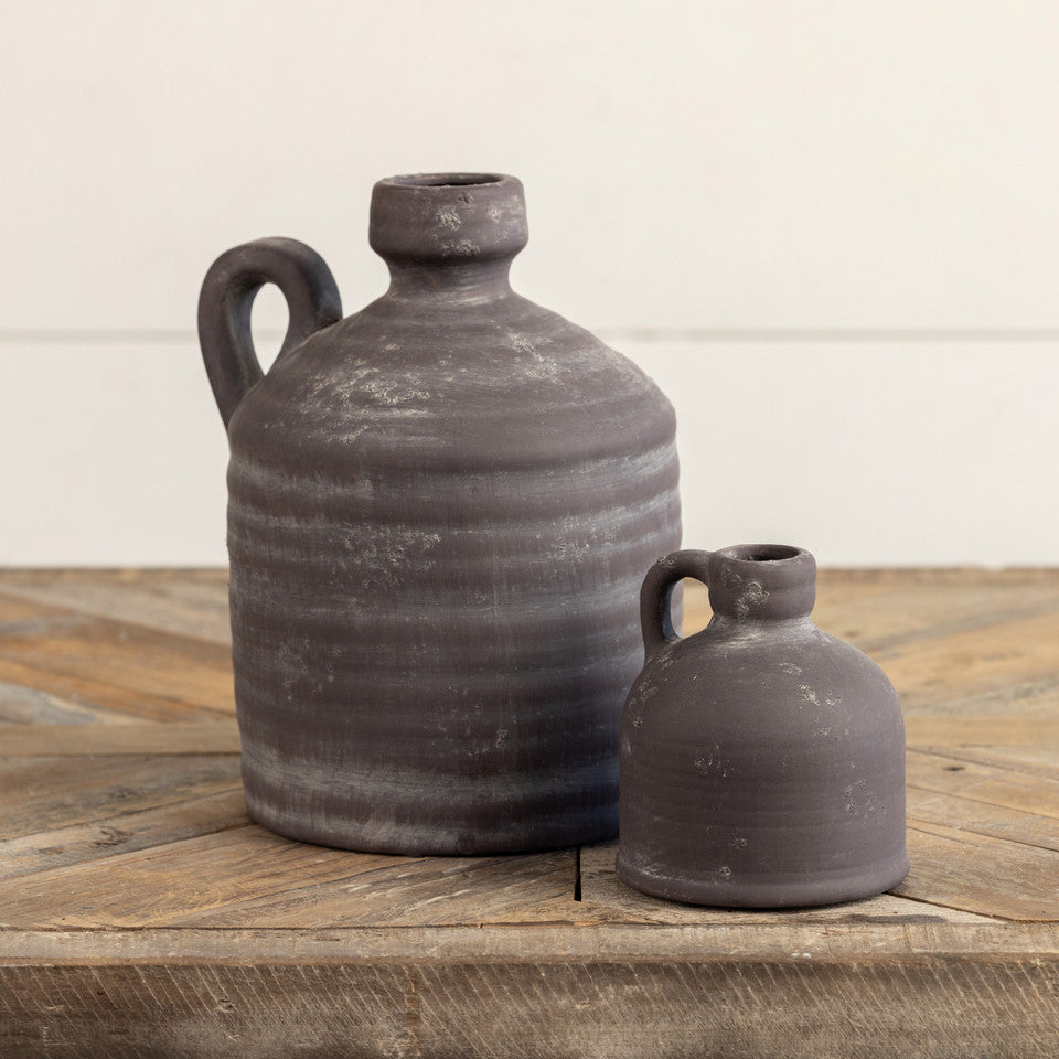 Textured Black Jug - 2 Sizes