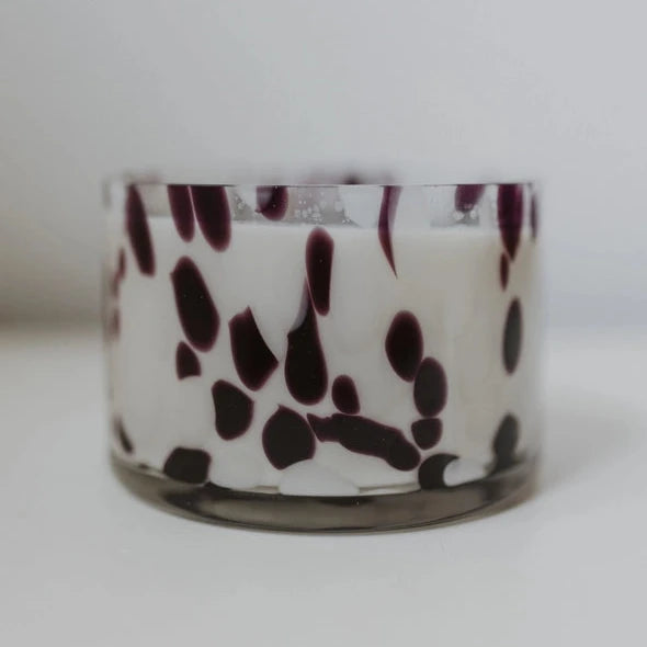 Handmade Tortoise Glass Soy Candle