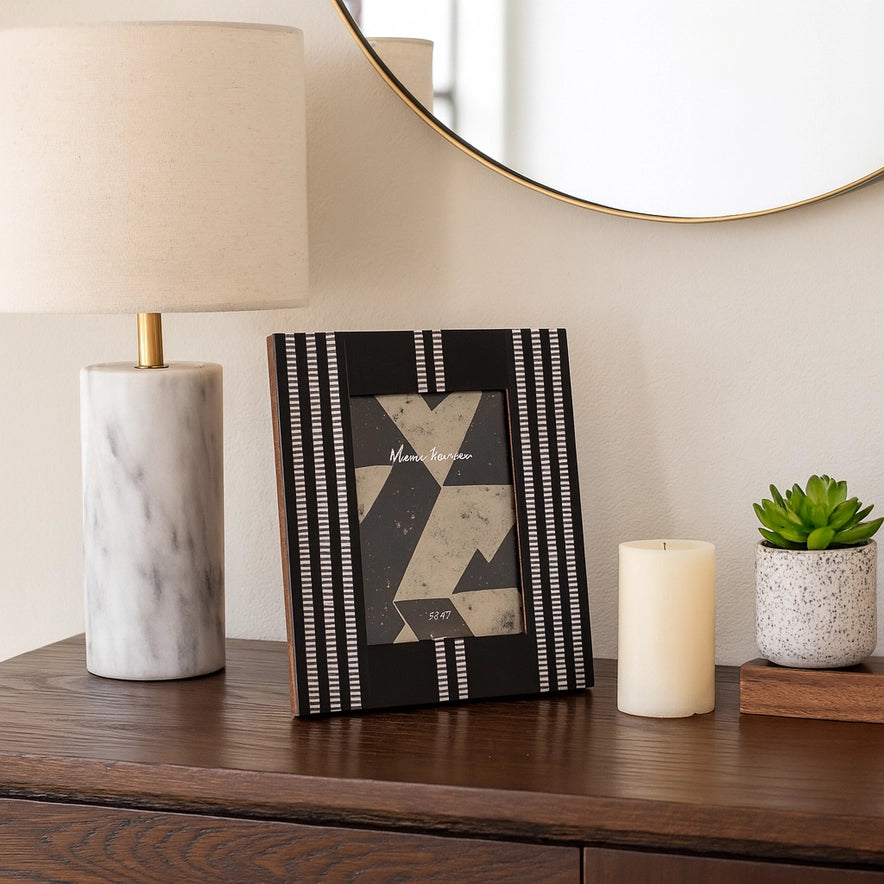 Block Striped Photo Frame - 2 Sizes