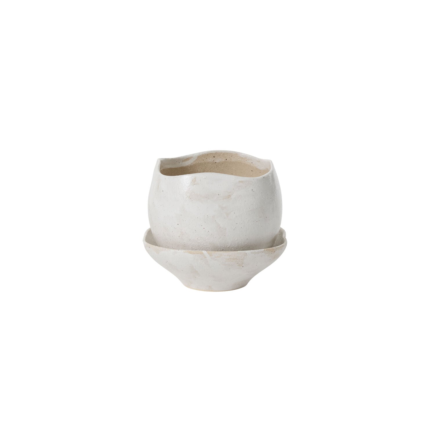 Planter with Bowl Saucer - 2 Sizes