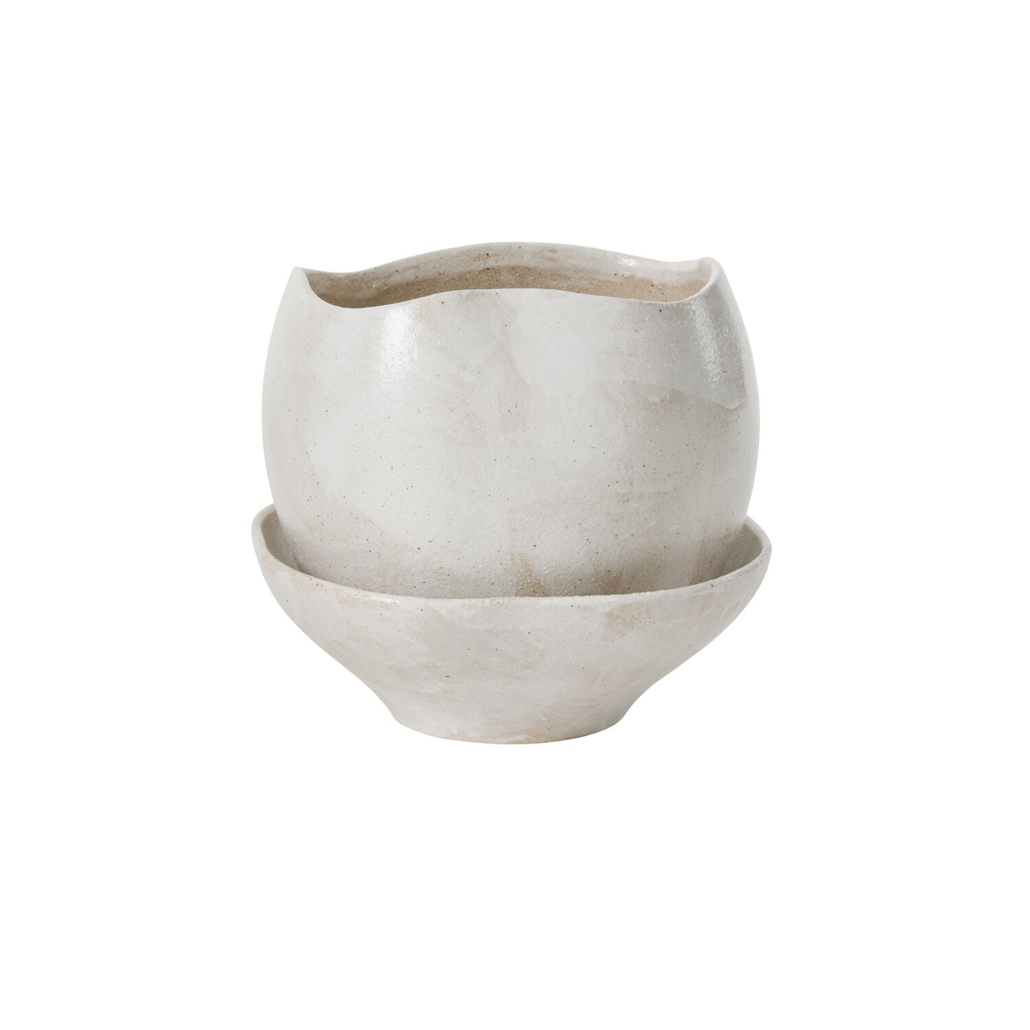 Planter with Bowl Saucer - 2 Sizes