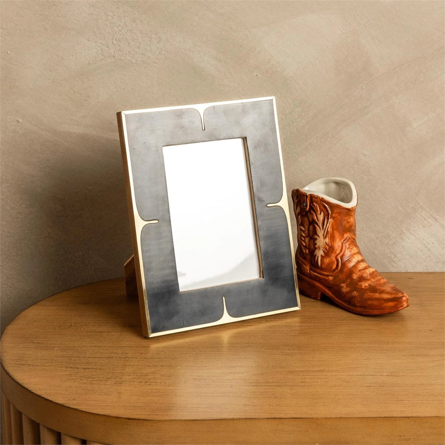 Black & Brass Photo Frame