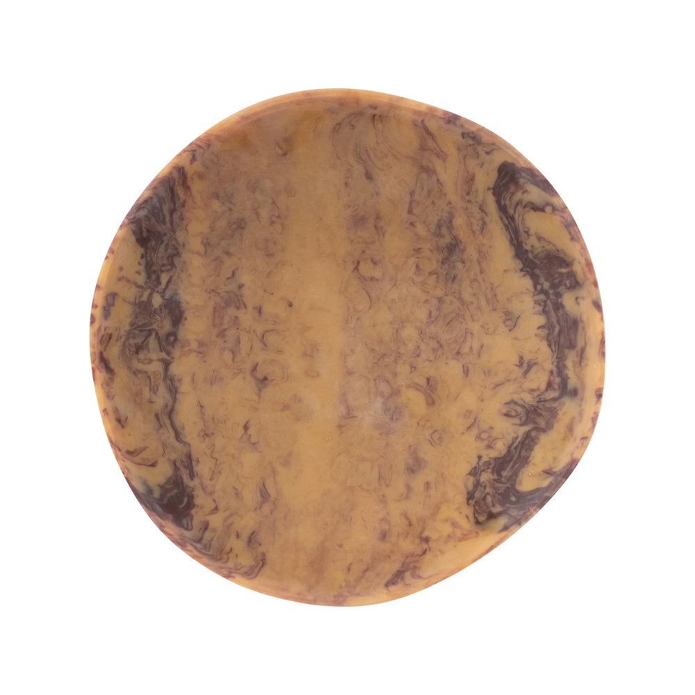 Brown Marbled Bowl