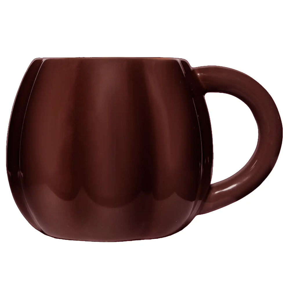 Pumpkin Shaped Ceramic Mug