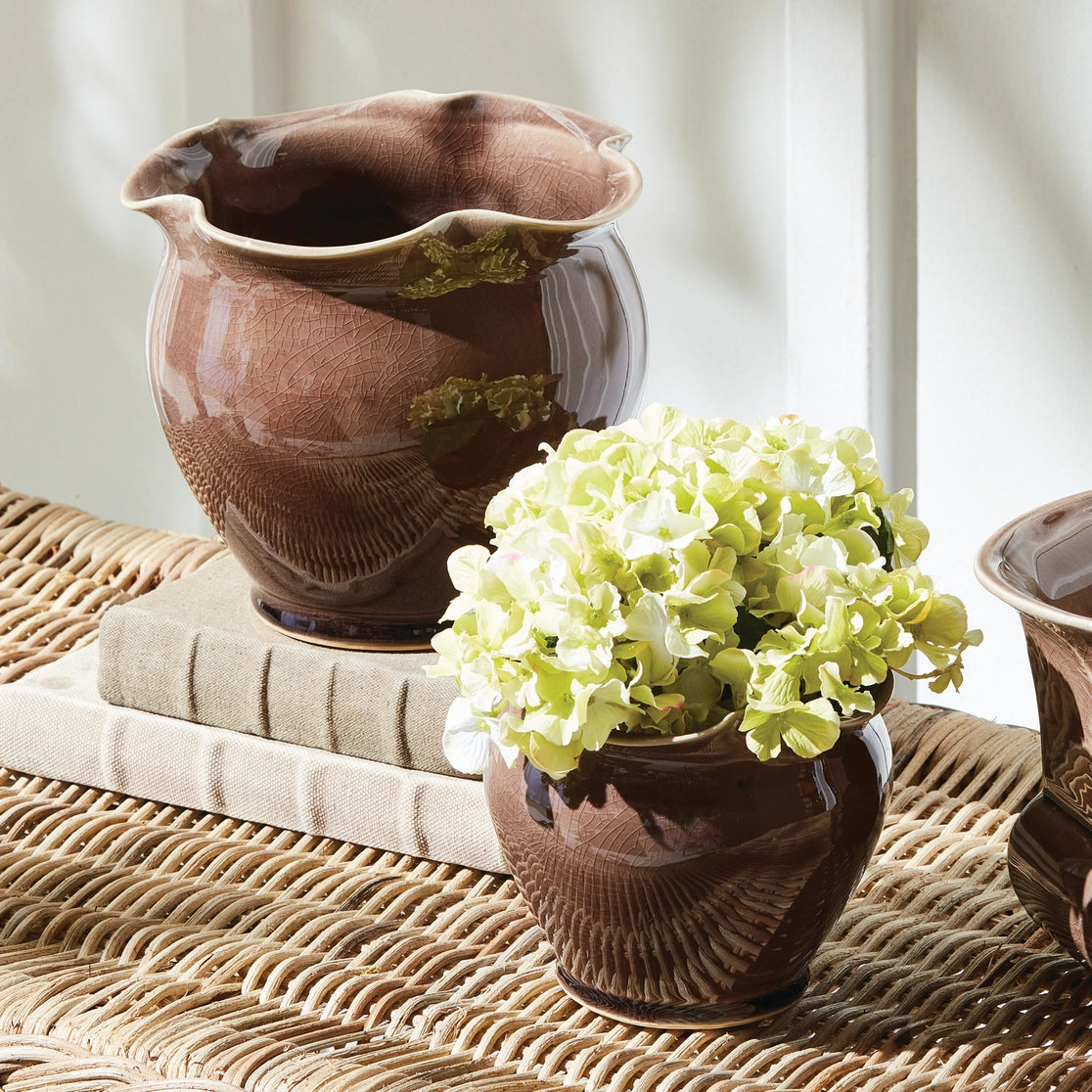 Petal Edged Planter - 2 Sizes