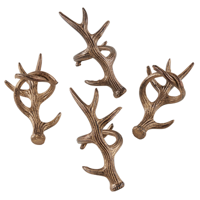 Rustic Antler Napkin Ring