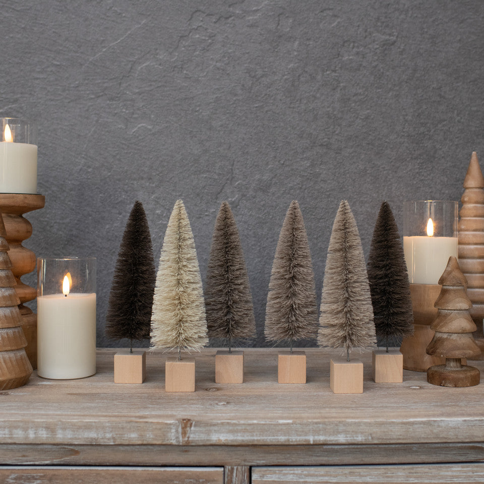 Monochromatic Bottlebrush Trees - 3 Sizes