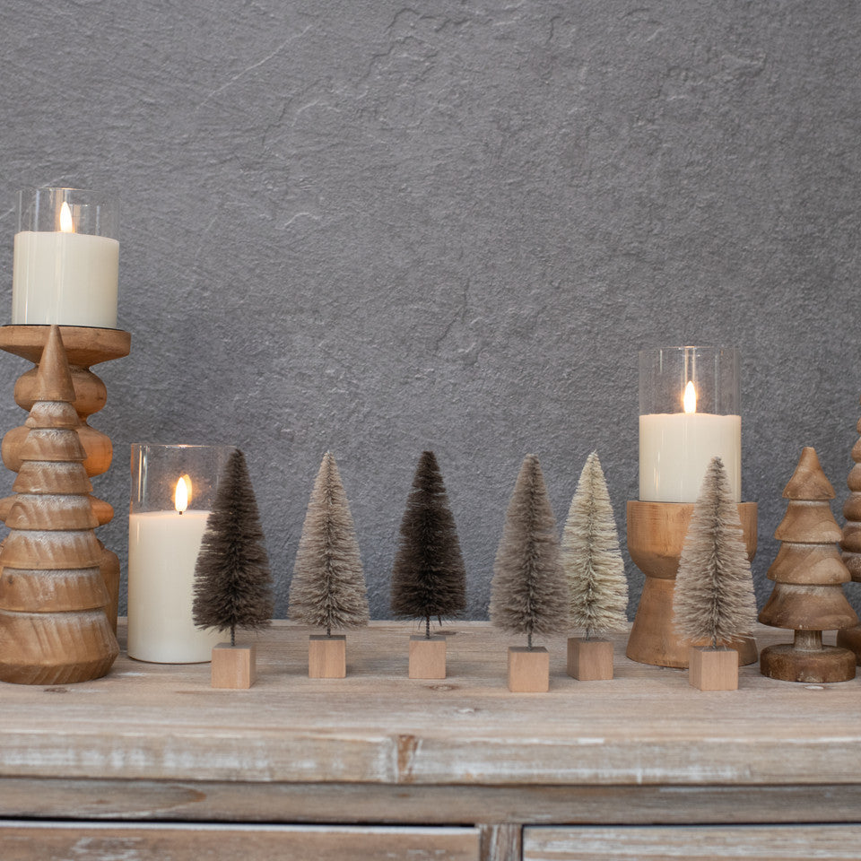 Monochromatic Bottlebrush Trees - 3 Sizes