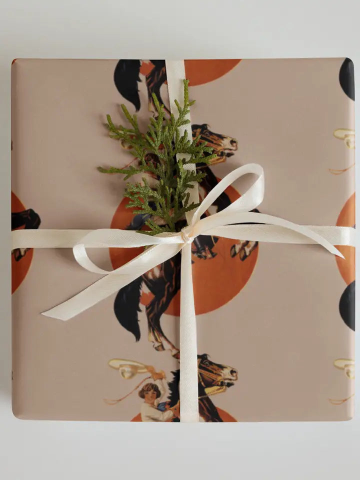Buckin' Bronco Wrapping Paper