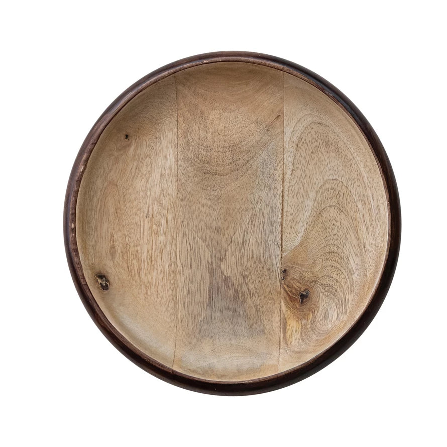 Curved Edge Wooden Dish - 2 Sizes