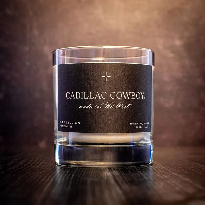 Handcrafted Western Inspired Coconut Soy Candle