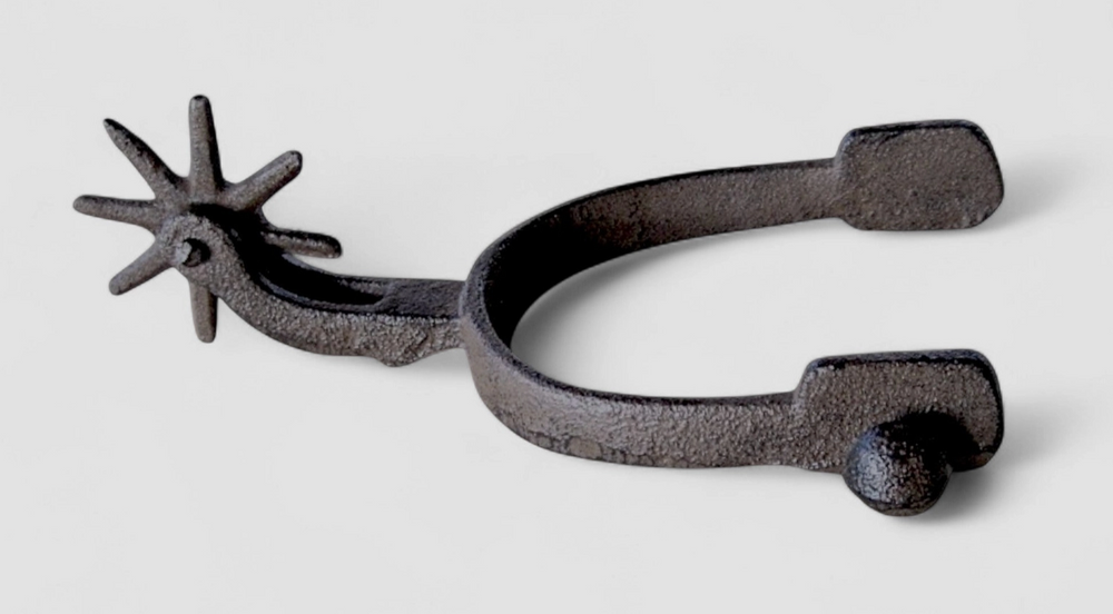 Cast Iron Western Spur Decor